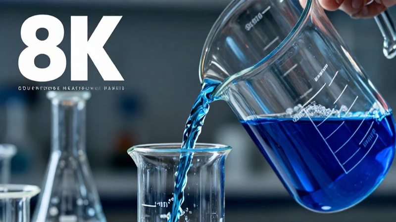 1 galón en litros: Conversión y preguntas frecuentes 7 Ciencia: líquido azul en laboratorio