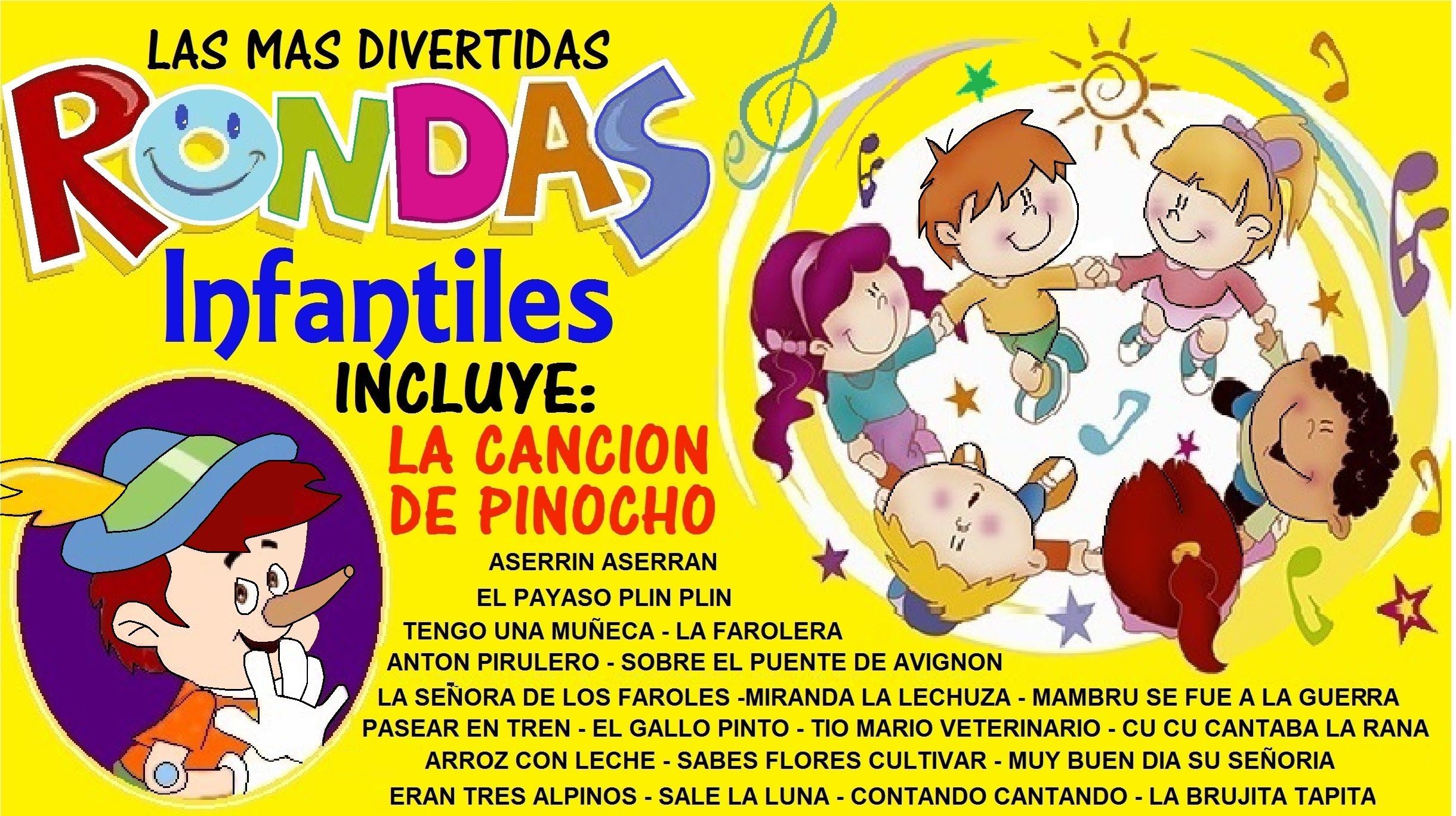10 canciones y rondas infantiles diversion y aprendizaje para los peques