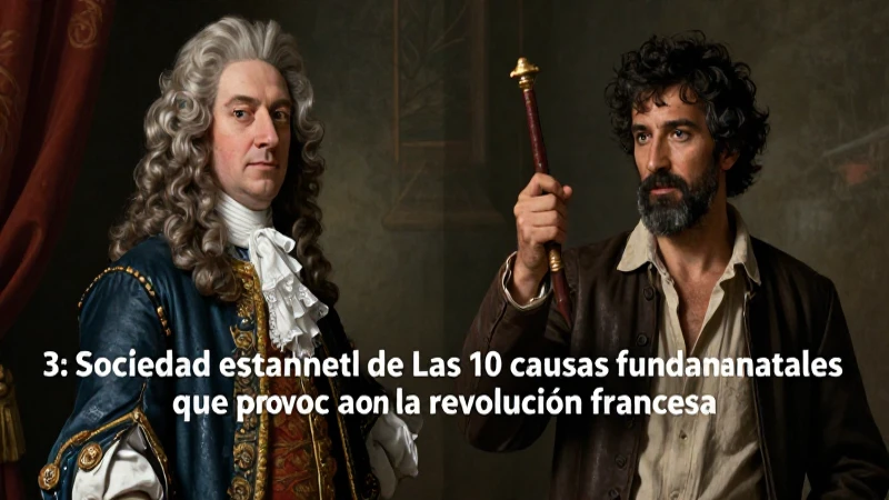 La sociedad estamental provocó la revolución francesa
