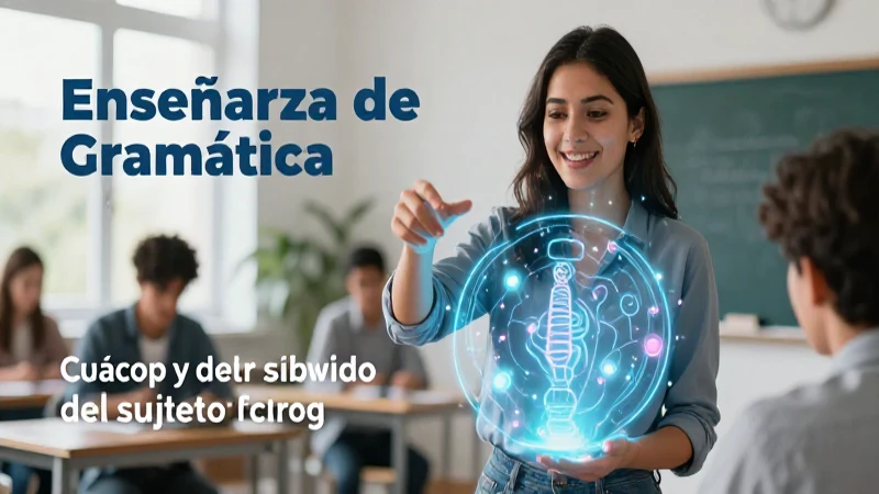 Enseñanza de gramática: Núcleos de oraciones