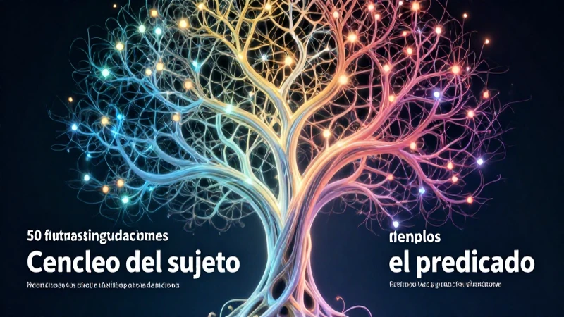 Investigación sintáctica del núcleo del sujeto y predicado