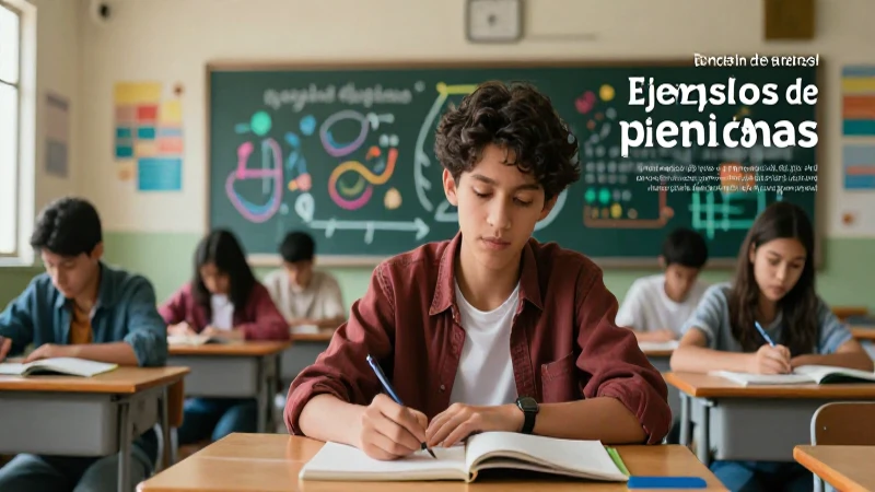 Estudiante mexicano estudia estructura lingüística avanzada