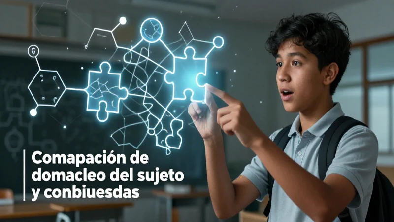 Gramática visual con ejemplos educativos dinámicos