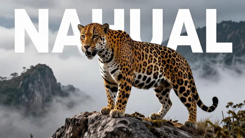 El jaguar Nahual majestuoso en la Sierra Madre