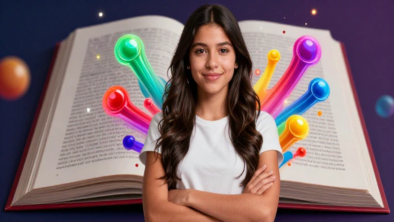 60 Ejemplos de Modificadores Directos e Indirectos Claves 3 Joven mexicano con elementos educativos abstractos