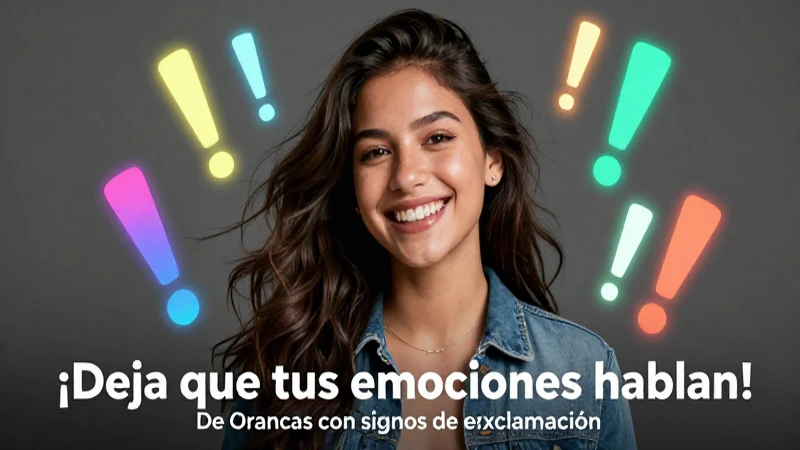 Oraciones con signos de exclamación: ¡expresa tus emociones! 6 ¡Expresa tus emociones con impacto!