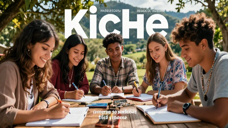 Guía visual para practicar Kiche y español