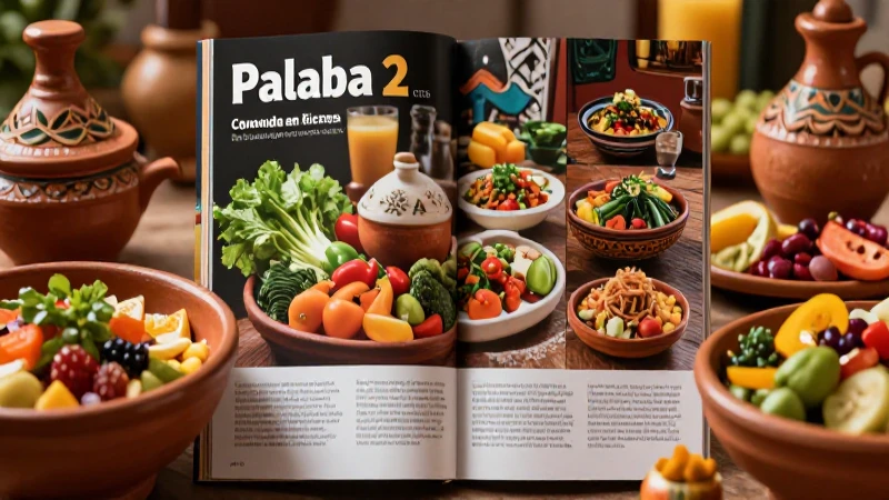 Comida mexicana vibrante y deliciosa con estética educativa