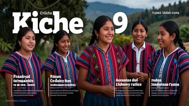 Aprende frases kiche con estilo moderno y auténtico