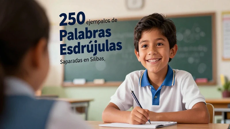 Tabla de esdrújulas y diseño educativo profesional