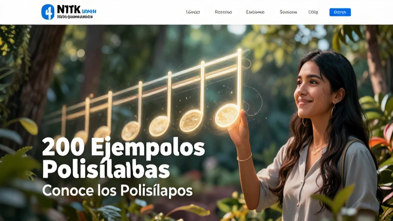 200 Ejemplos de Palabras Polisílabas: Conoce los Polisílabos 10 Ilustración educativa atractiva sobre polisílabos
