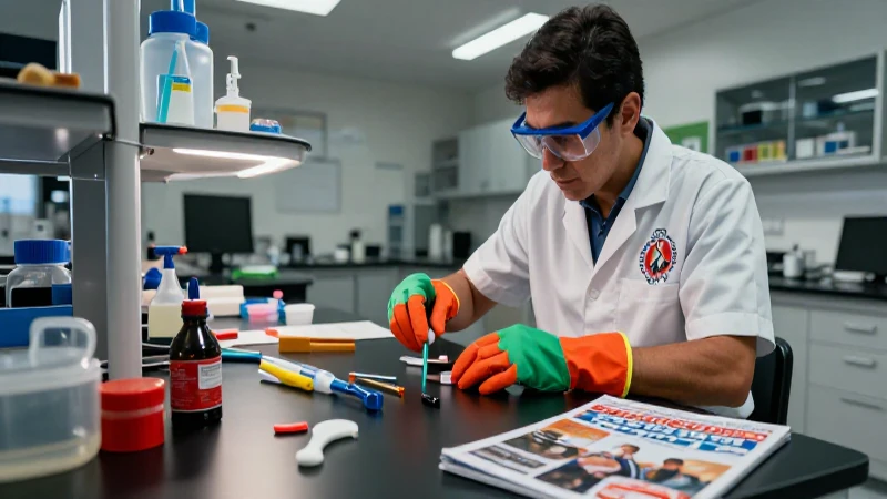 Manipulación segura en laboratorio educativo mexicano