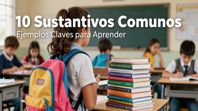 Aprende 10 sustantivos comunes del día