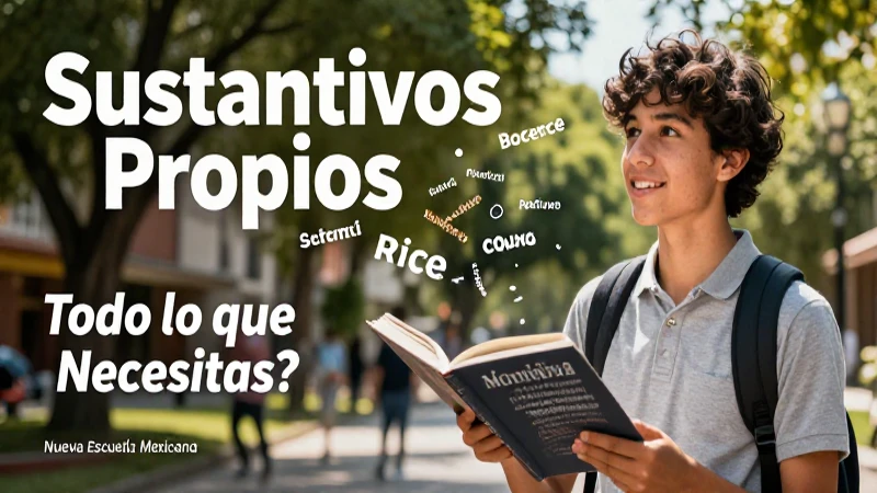 Aprende a usar sustantivos propios fácilmente