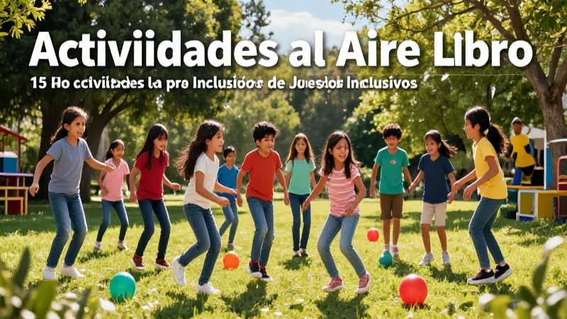 Juegos al aire libre promueven la inclusión