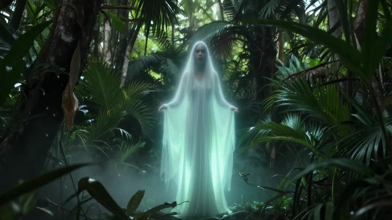 Misteriosa Llorona en el pantano de Tabasco