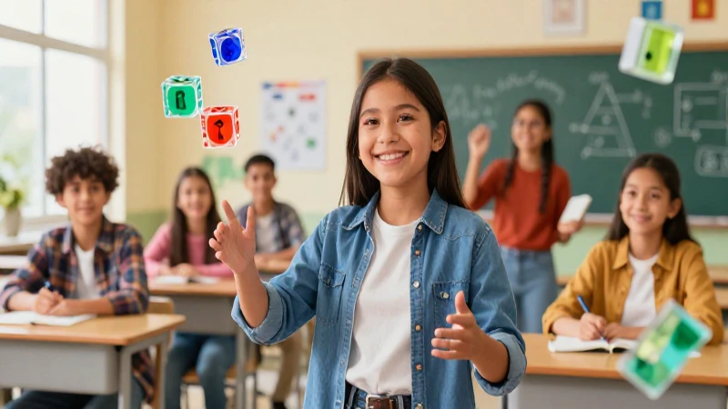 Estudiantes mexicanos aprenden en un aula vibrante y moderna