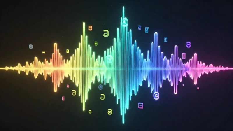 100 Ejemplos de Sílabas Tónicas y Átonas Explicadas 3 Ondas sonoras estilizadas sobre bloques vibrantes