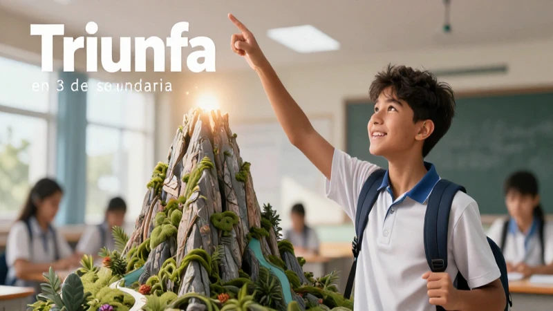 Triunfa en 3 de secundaria: Claves para alcanzar tus metas académicas 5 Superar retos académicos para lograr metas