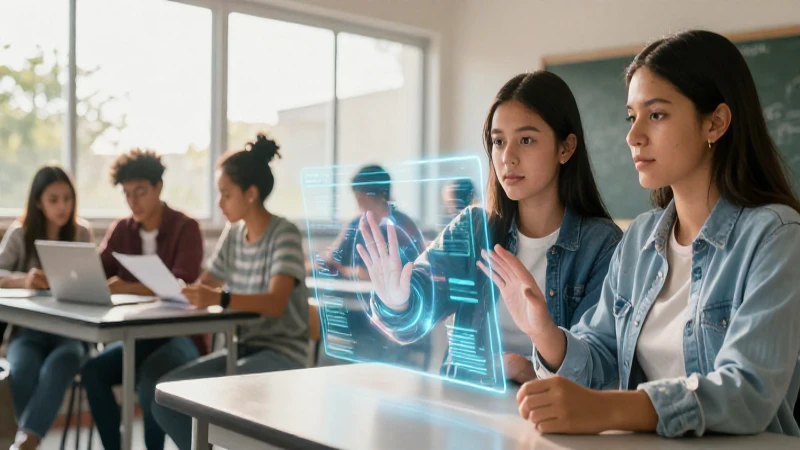 La nueva escuela mexicana: innovación, inclusión y dominios clave 3 Estudiante mexicano aprende con hologramas educativos modernos