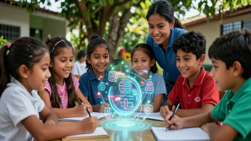 La nueva escuela mexicana: innovación, inclusión y dominios clave 5 Aprendizaje vibrante con alumnos mexicanos