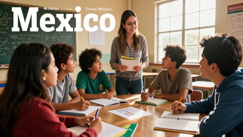 Educación mexicana vibrante: aprendizaje dinámico y detallado