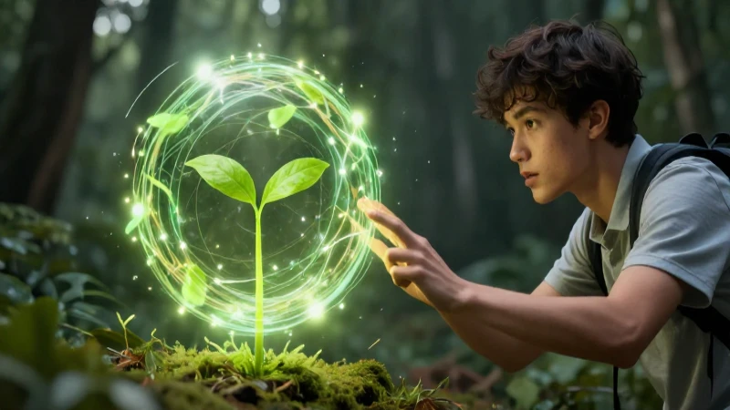 Acciones para promover la paz y transformar el mundo de forma efectiva 3 Joven abstracto nace en un brillante brote verde