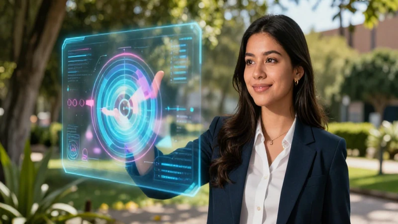 Educador holográfico dinámico con estética de la Nueva Escuela Mexicana