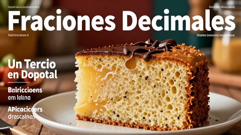 Fracciones decimales: aplicaciones prácticas en cocina