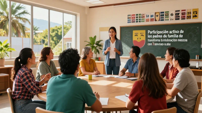 Participación activa de padres en educación mexicana