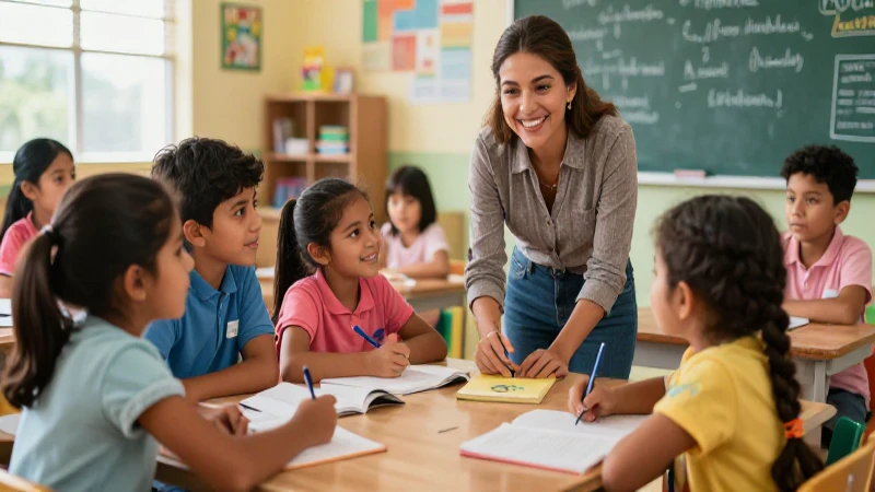 Clase mexicana moderna, aprendizaje dinámico y vibrante
