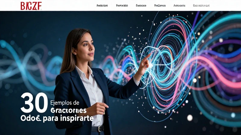 Educadora moderna interactúa con flujo digital