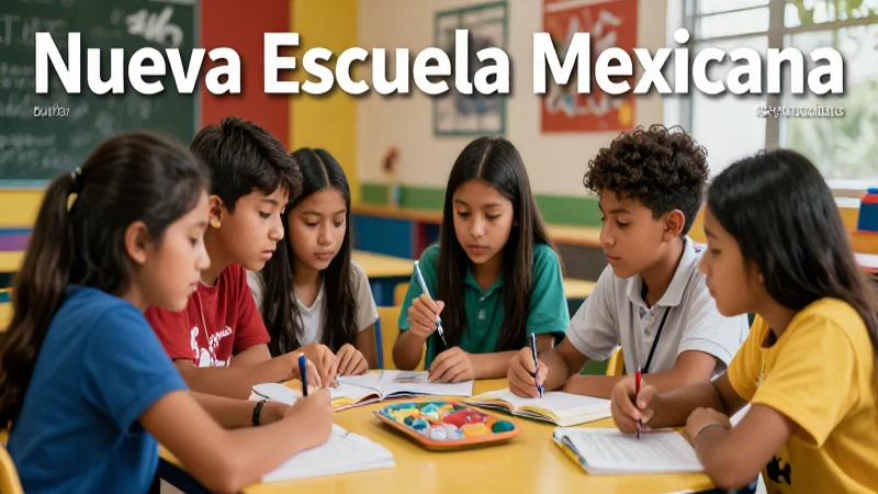 Educación mexicana vibrante y colaborativa