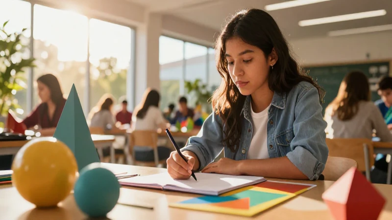 Joven mexicano estudia en ambiente dorado