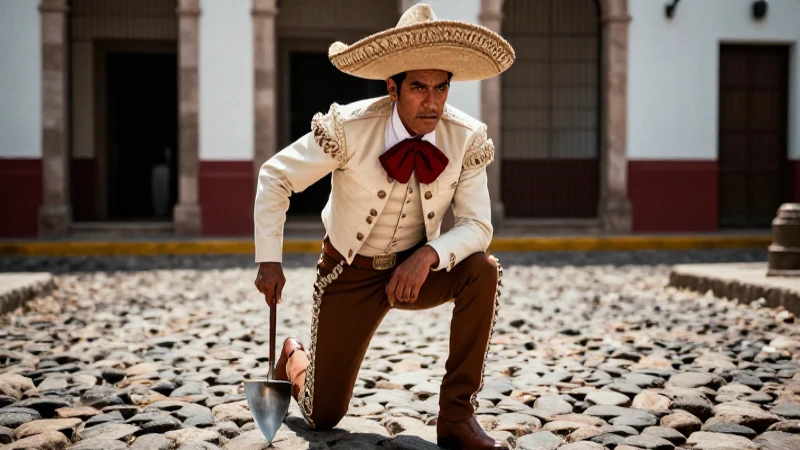 Líder revolucionario mexicano en un drama histórico