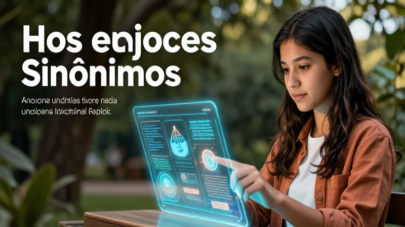 Diccionario futurista para aprendizaje de sinónimos