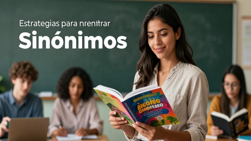 Guía con sinónimos de Conoce y diseño atractivo