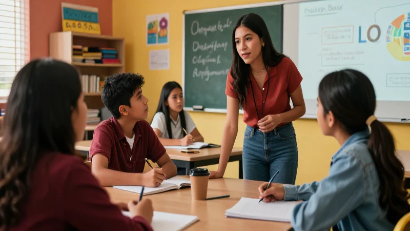¡Conoce el impacto de la nueva escuela mexicana en la educación! Exploramos su significado 3 Estudiantes mexicanos aprendiendo en aula moderna