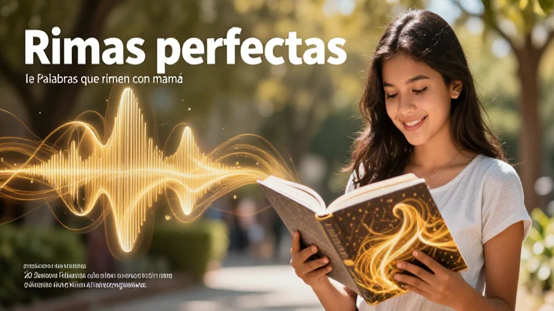 Palabras que rimen con mamá: 20 opciones creativas 4 Rimas educativas con estilo vibrante mexicano