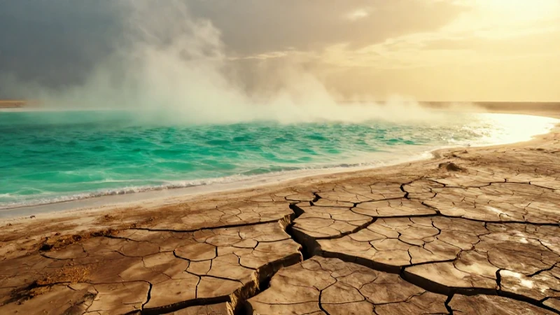 Abiótico: Definición, características y su evolución natural 7 Paisaje dramático y saturado con agua turquesa
