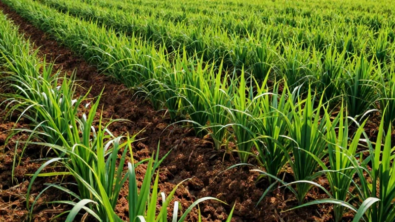 Cosechas vibrantes en agricultura sostenible