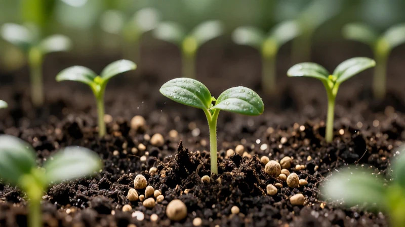 Qué es un abono y cuáles son sus usos y conceptos esenciales 3 Plantón verde brillante en tierra fértil
