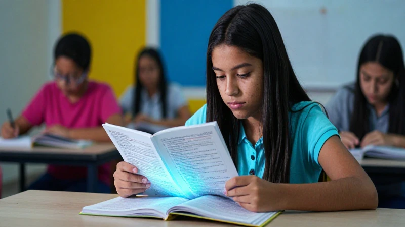 Joven estudiante mexicano estudia con luz dramática