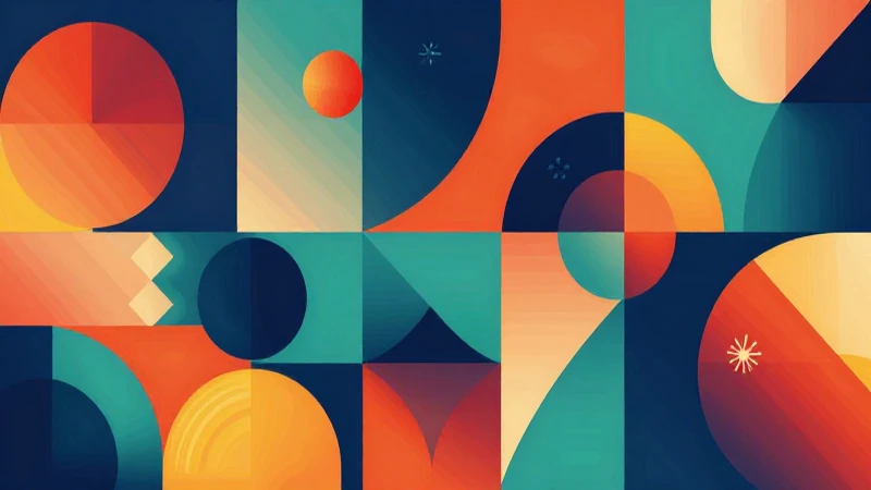 Cuál es el origen y características del arte abstracto 5 Arte abstracto dinámico con paleta mexicana