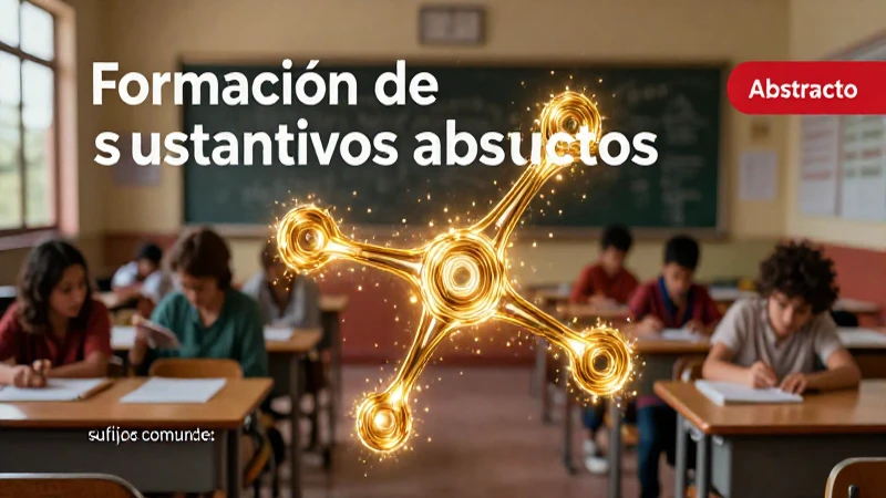 Abstracto: Definición, características y concepto esencial 4 Definición y formación de sustantivos abstractos