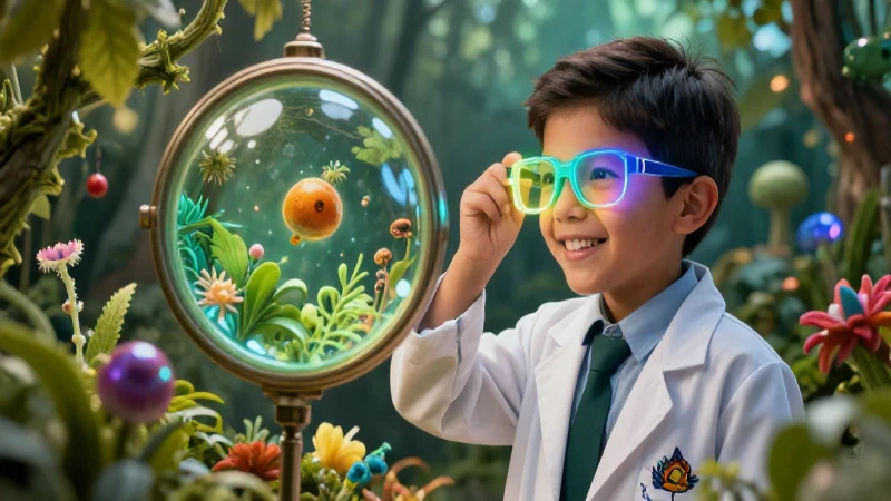 Niño científico mexicano explora un mundo mágico