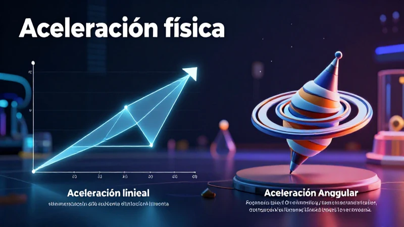 Aceleración física: definición, tipos y usos en la ciencia 5 Comparación de aceleración lineal y angular