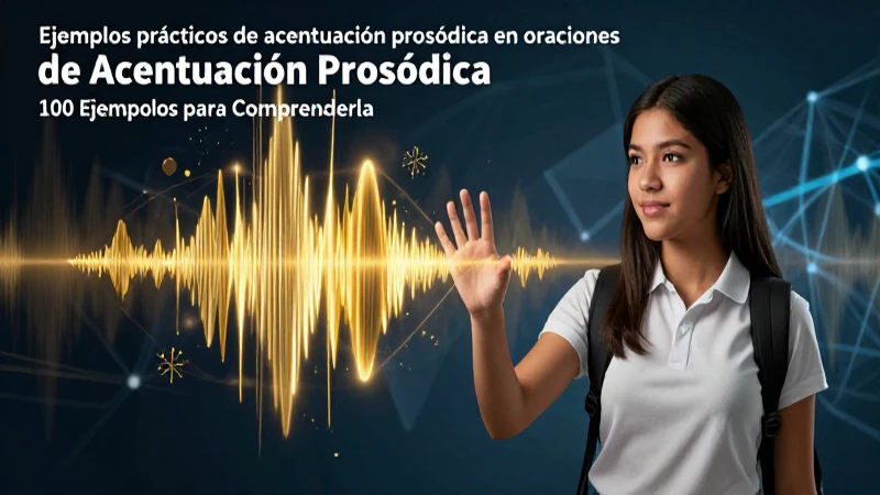 Acentuación Prosódica: 100 Ejemplos para Comprenderla 9 Cubierta atractiva sobre acentuación prosódica