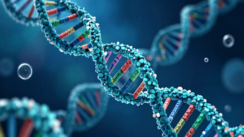 Ácido Nucleico: Concepto, Tipos, Estructura y Funciones 4 Estructura de ADN futurista y detallada