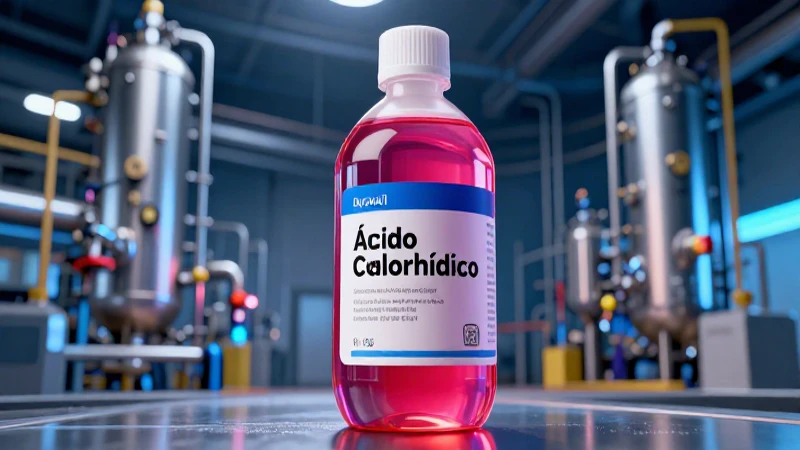 Estética científica de ácido clorhídrico industrial